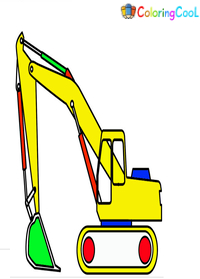 Collection Of Excavator Coloring Pages For Boys