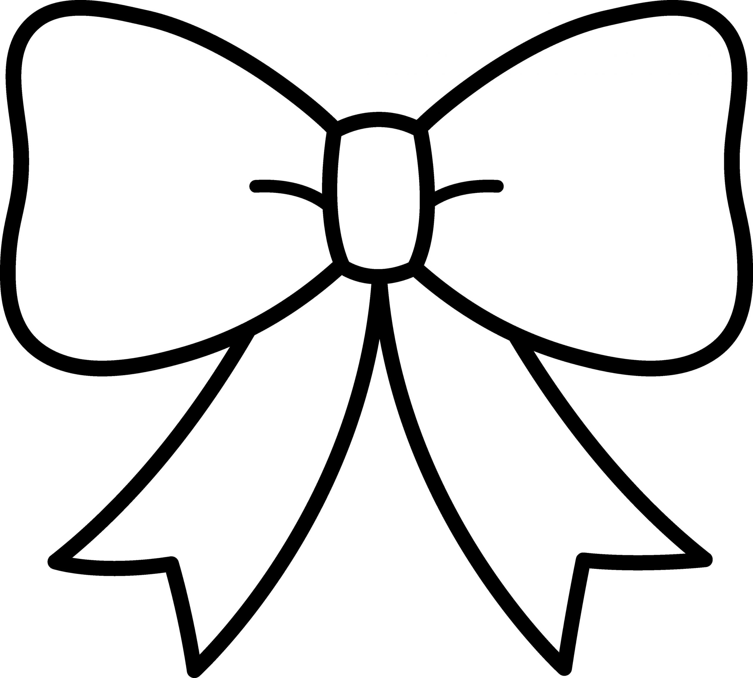 Very Nice Bow Coloring Page