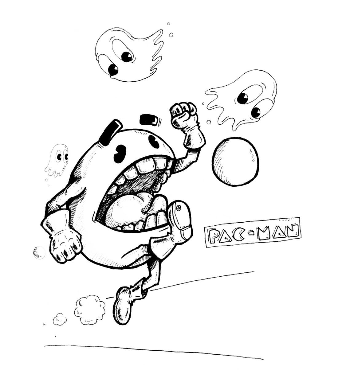 Happy Pac Man Run