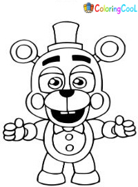 Five Nights At Freddys Fnaf Coloring Pages