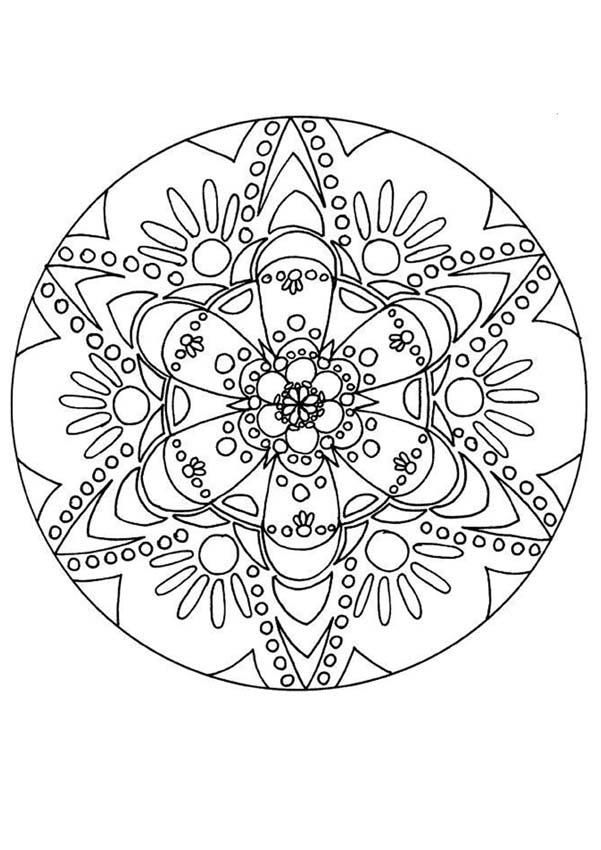 Christmas Mandala For Adults