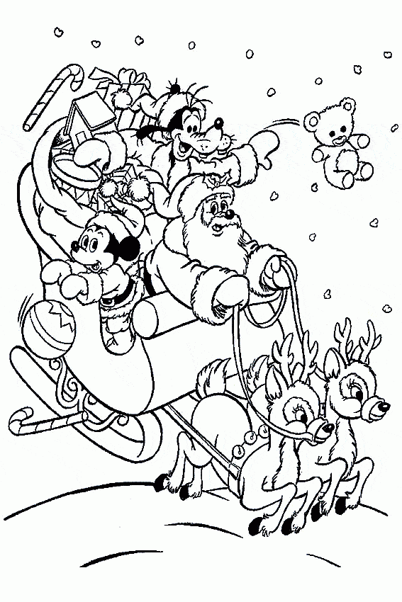 Very Funny Christmas Coloring Page