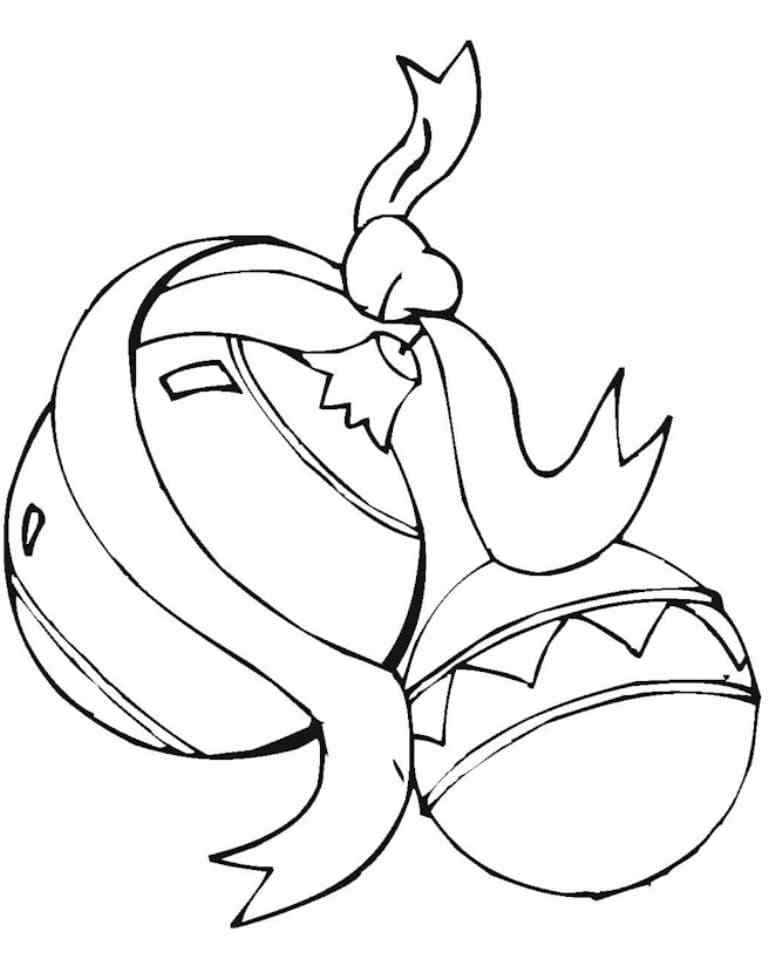A Christmas Ball Coloring Page