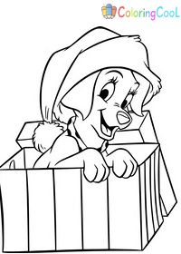 Christmas Gift Coloring Pages