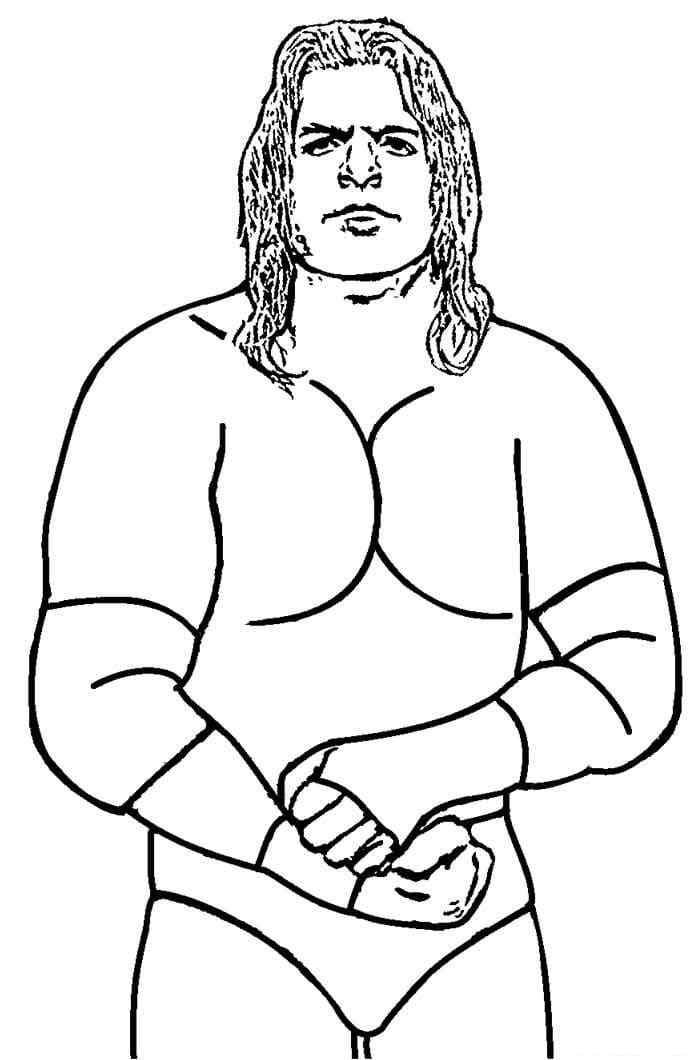A Crushing Wrestler With Long Hair