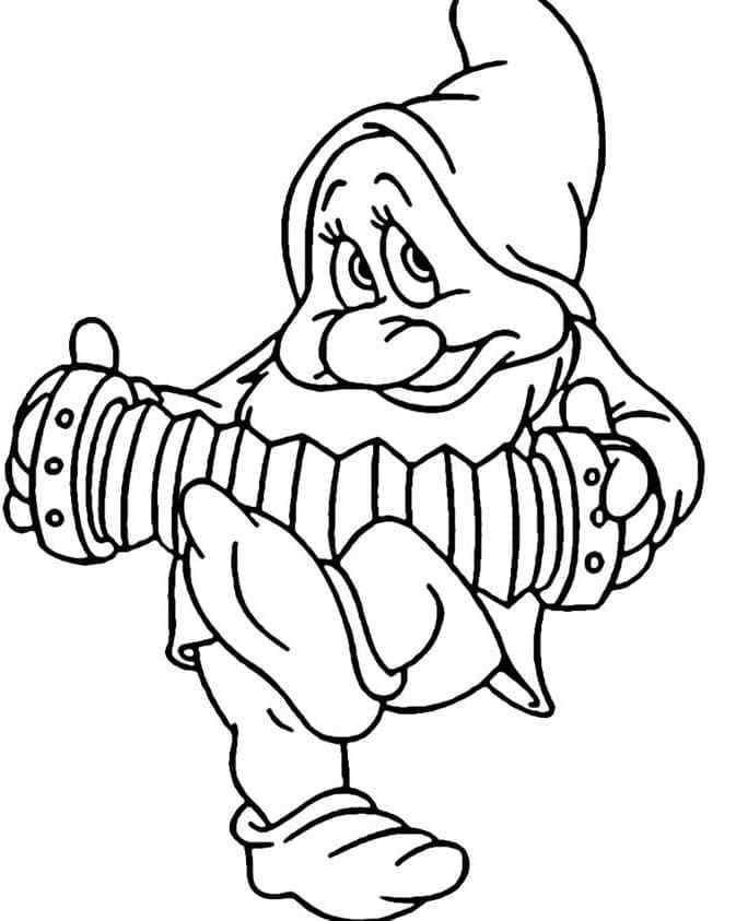 A Skilled Dwarf Plays The Accordion