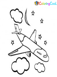 Air Plane Coloring Pages