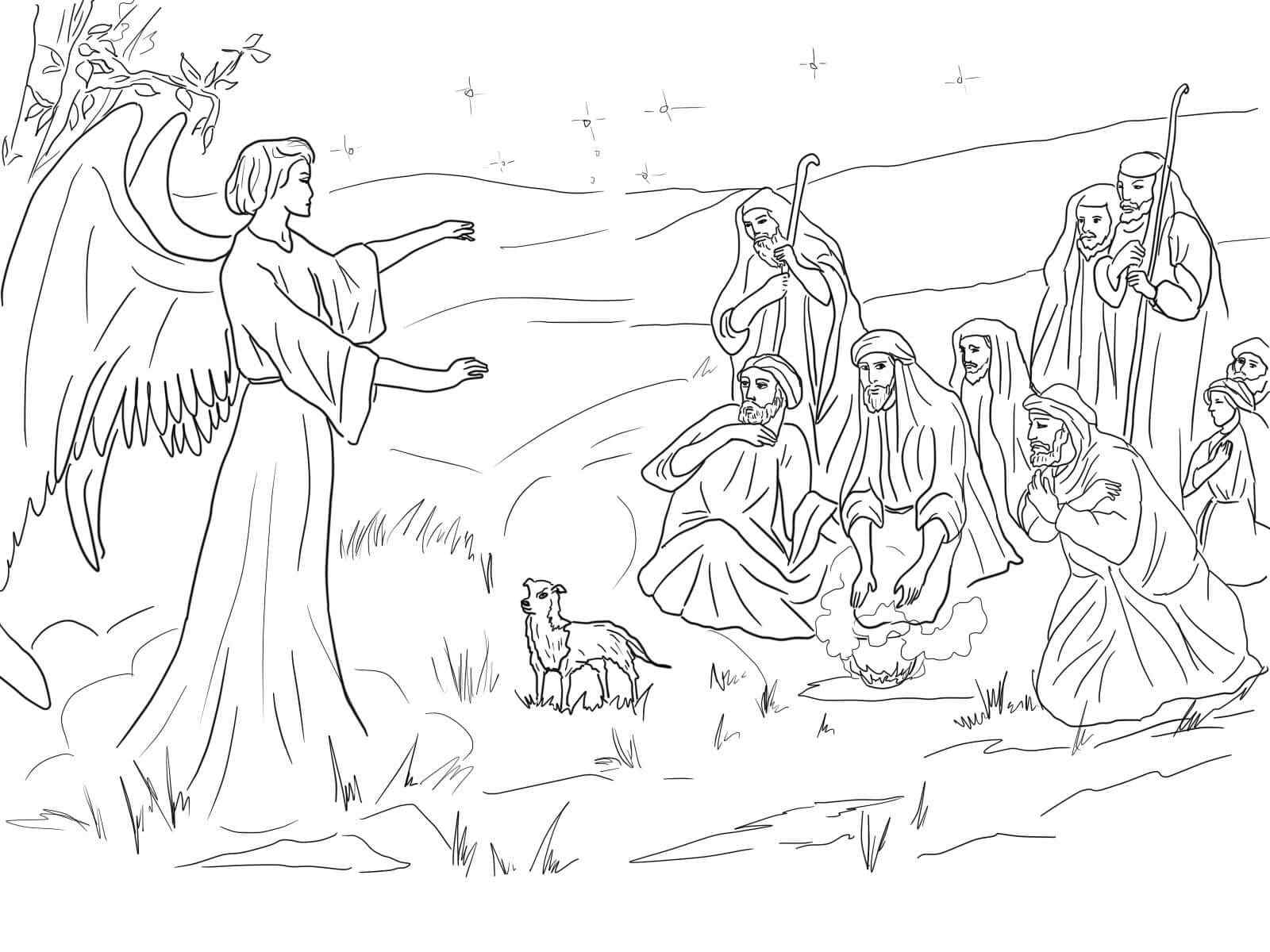 An Angel Appeared To The Shepherds