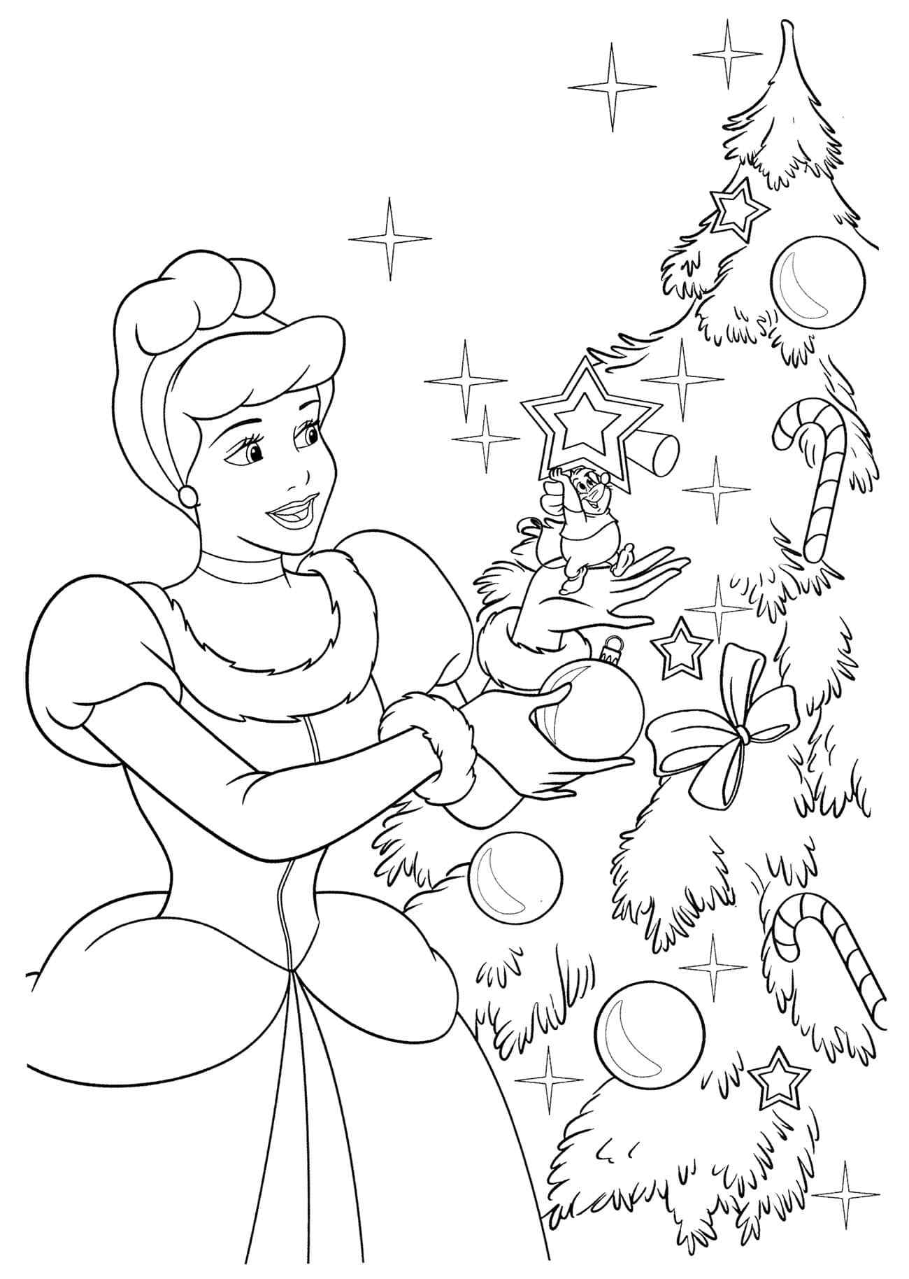 An Important Mission In Christmas Coloring Page