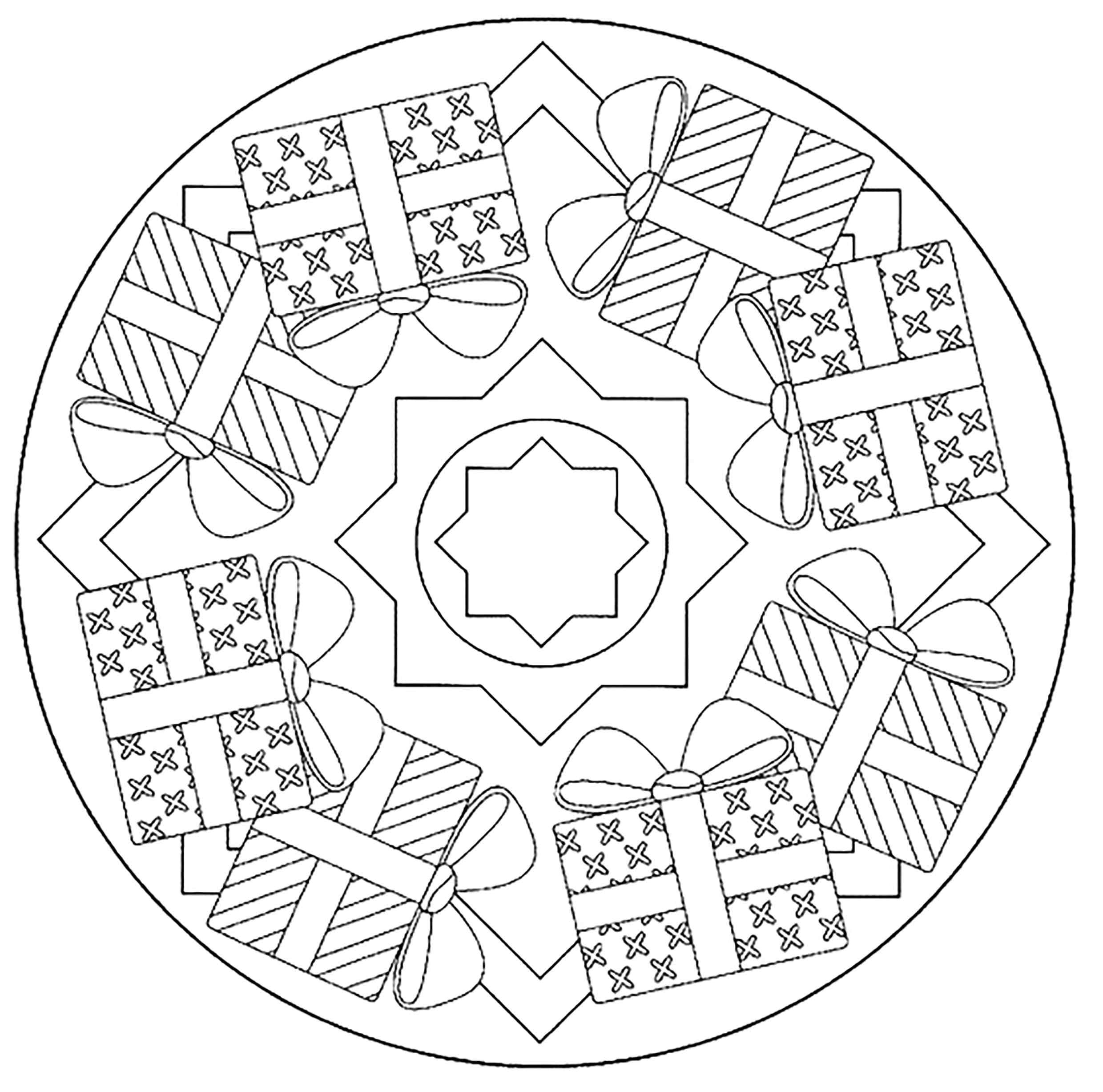 Christmas Ornaments Are Gifts Coloring Page