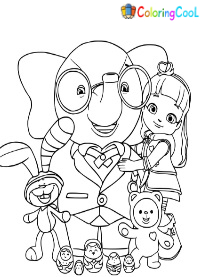 Rainbow Ruby Coloring Pages
