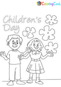 Children’s Day Coloring Pages