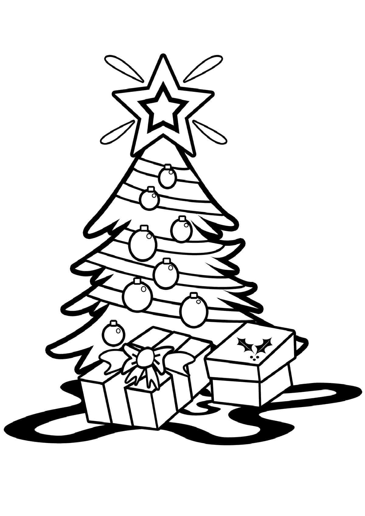 Choose A Gift Coloring Page