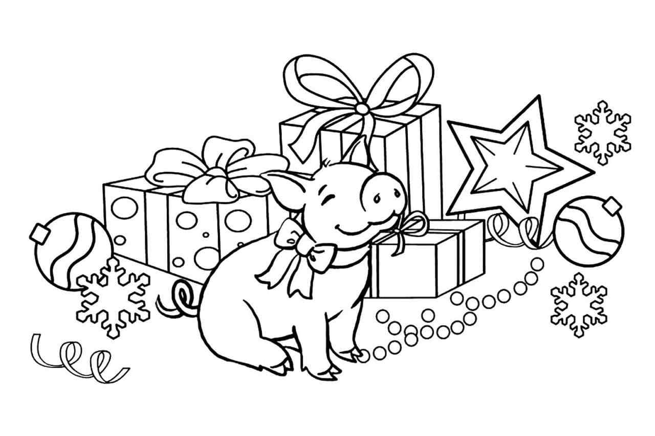 Choose Your Gift Coloring Page