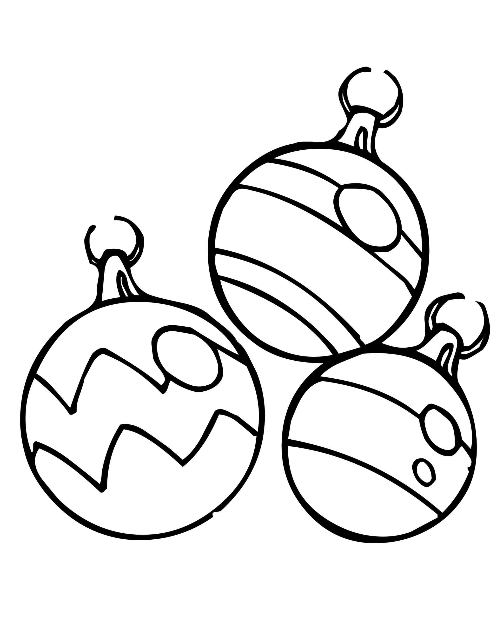 New Christmas Decoration For Kids Coloring Page
