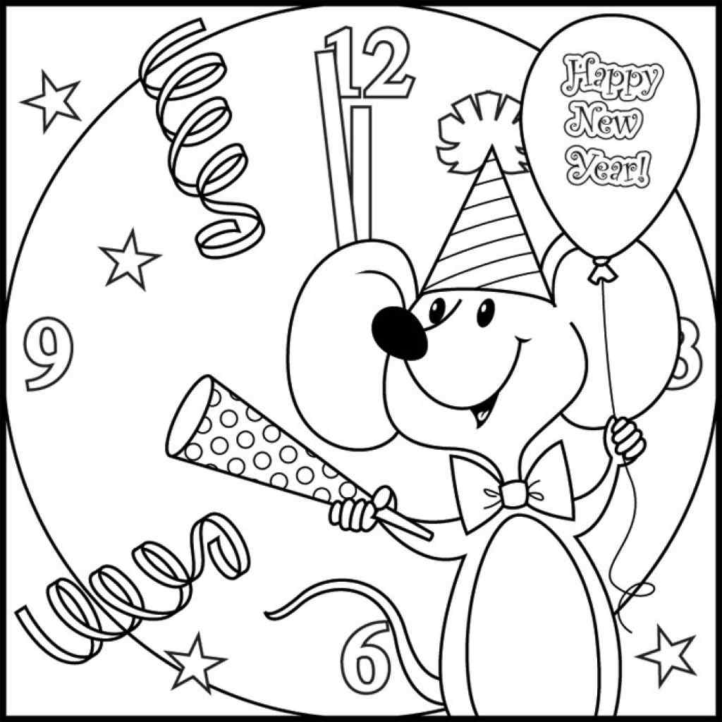 Confetti And The Chiming Clock Coloring Page
