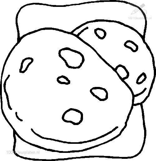 Cookie Food Coloring Page
