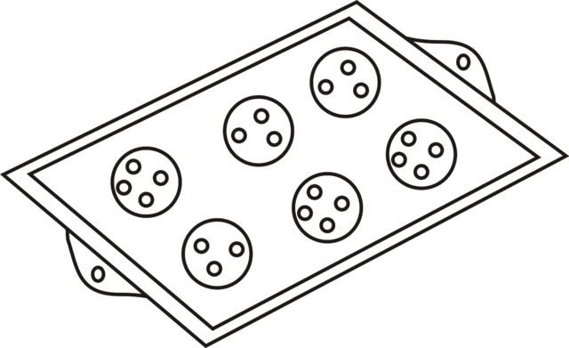 Cookie Page Coloring Sheet