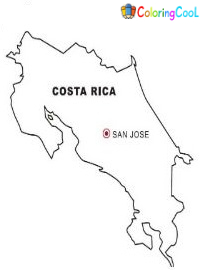 Costa Rica Coloring Pages