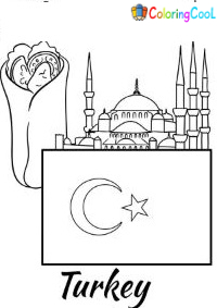 Turkey (Country) Coloring Pages