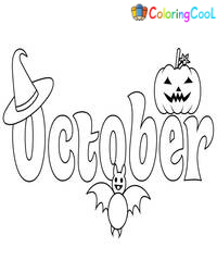 October Coloring Pages