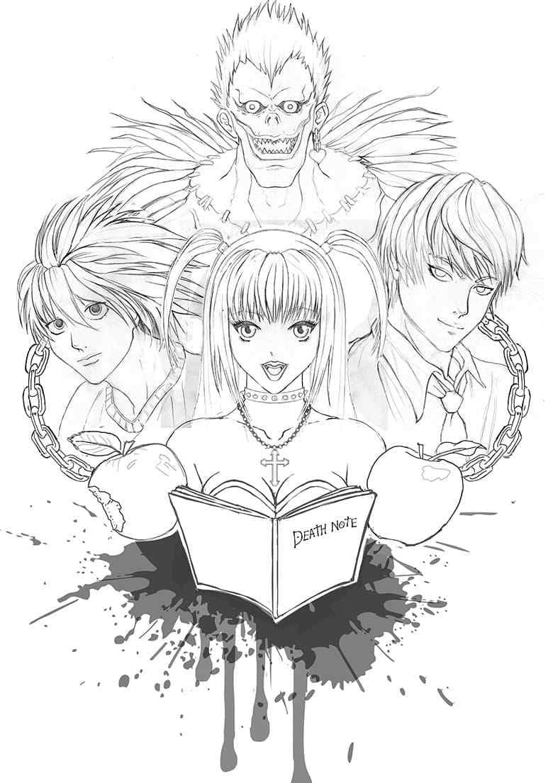 Printable New Death Note