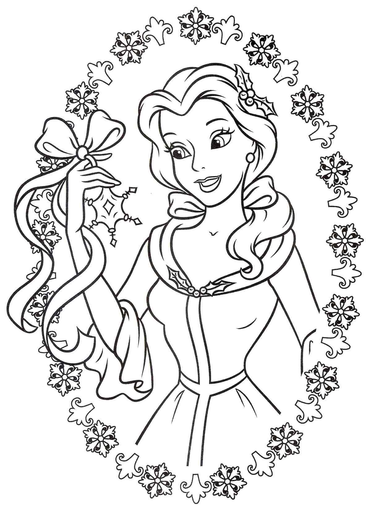 Disney Princess For Kids Coloring Page