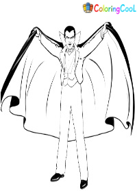 Dracula Coloring Pages