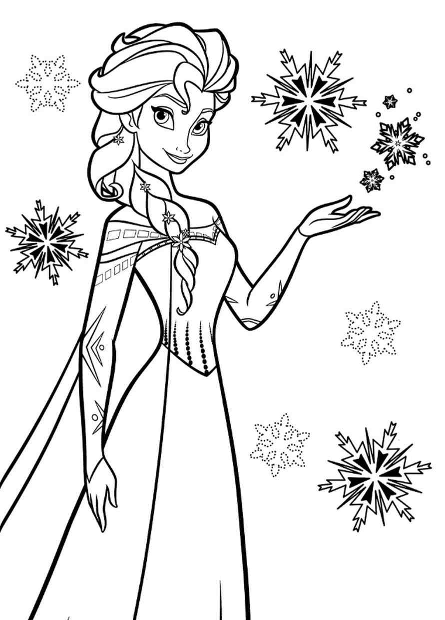 Elsa Can Conjure Any Kind Of Snowflake