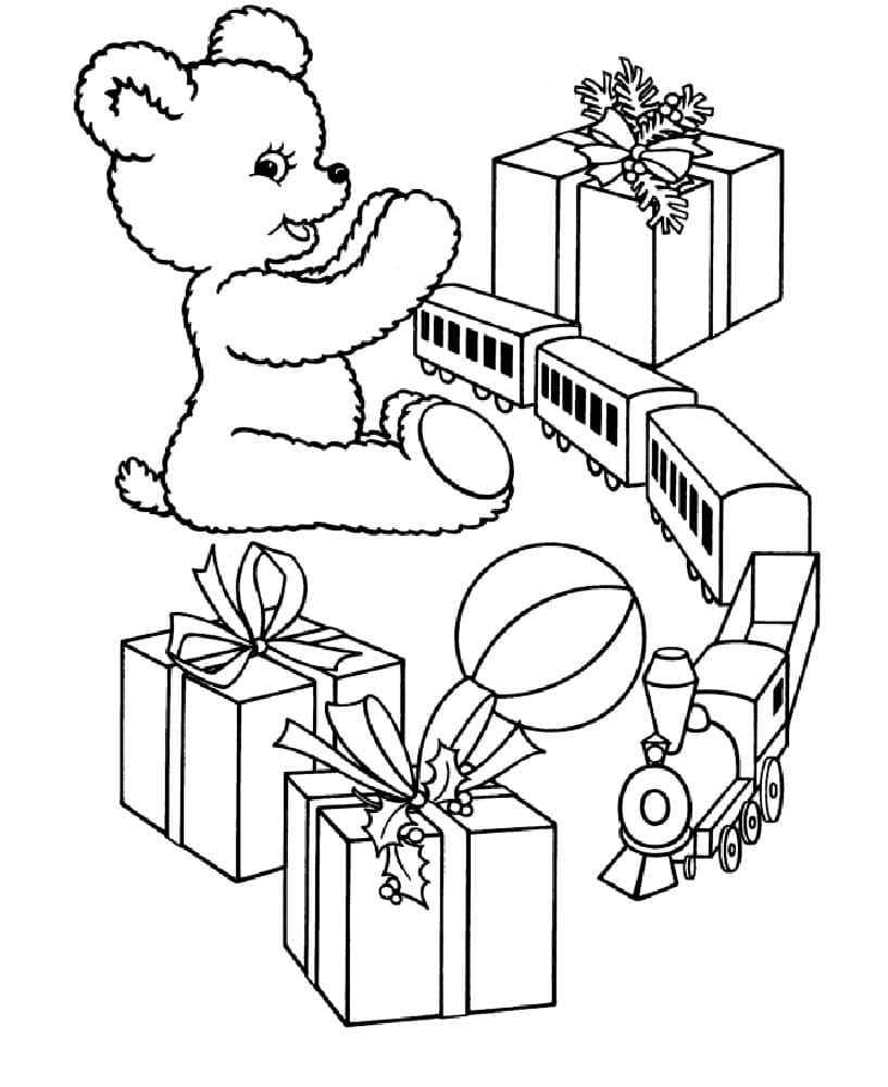 Everything Is Ready For Christmas Coloring Page
