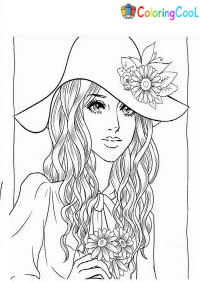 Girls 13 Years Old Coloring Pages