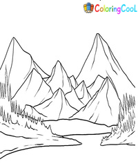 Mountain Coloring Pages