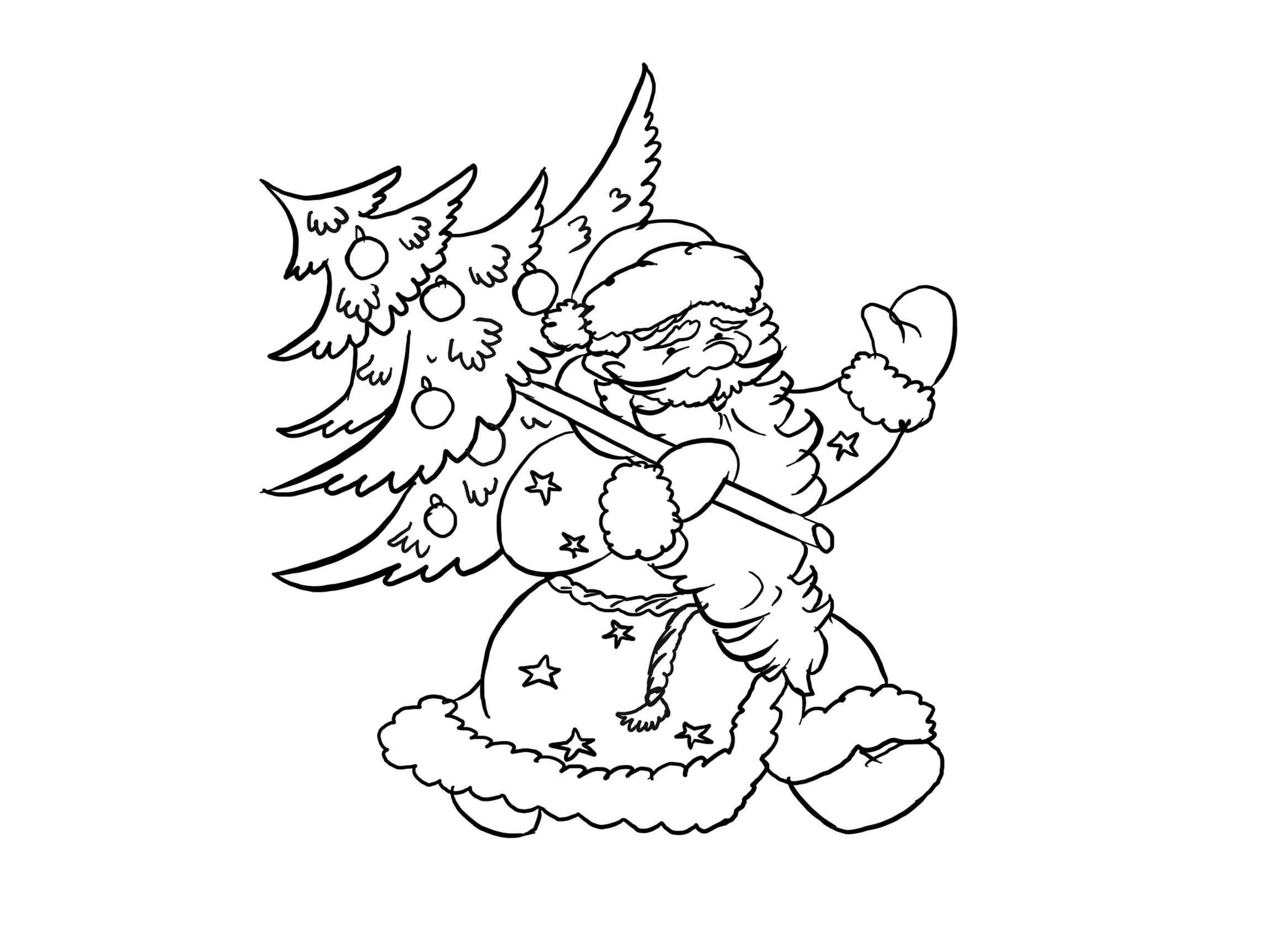 New Year To Your Home Coloring Page