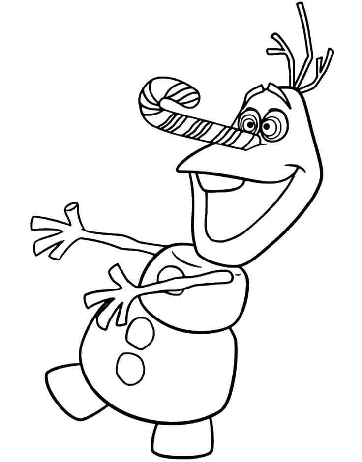 Instead Of Carrots andy In Christmas Coloring Page