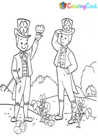 Irish Coloring Pages