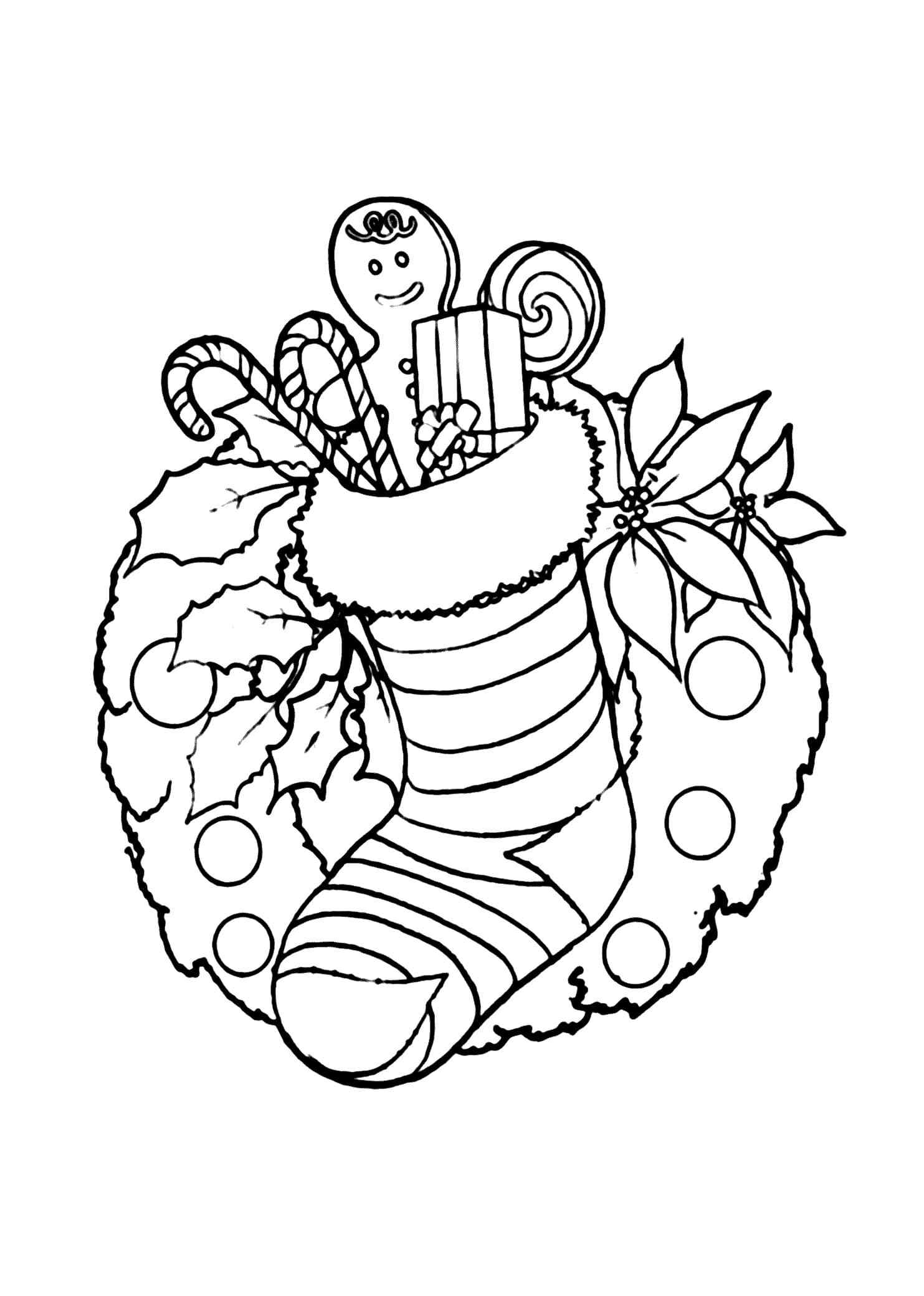 Joyful Attributes Of Christmas Coloring Page