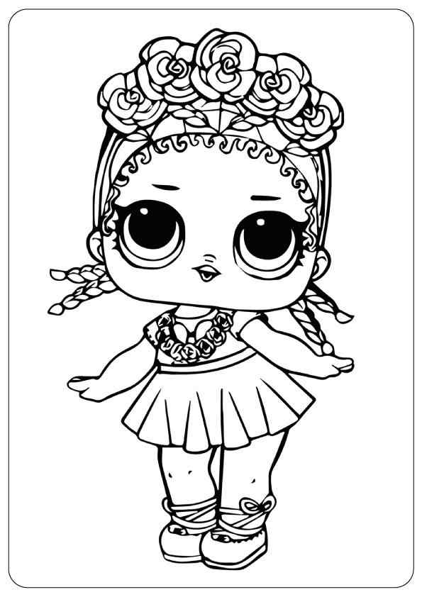 LOL Surprise Doll Coloring Page