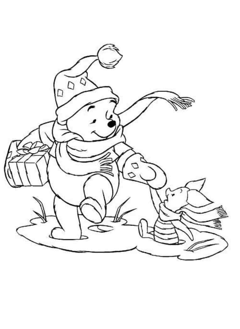 Let Me Help You Piglet Coloring Page