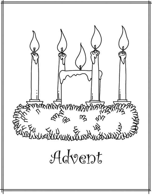 Magic Candles Lit At Advent