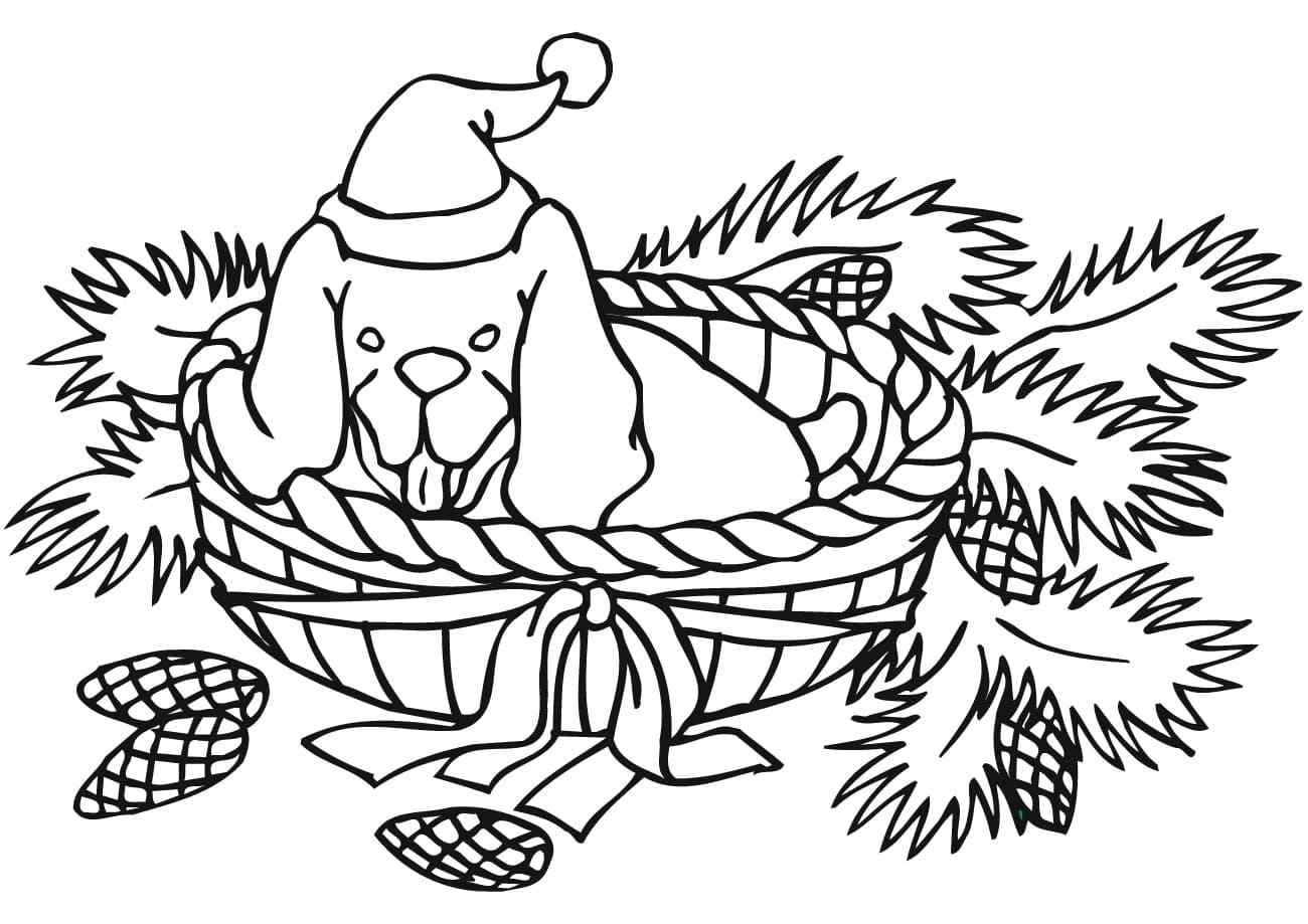 Nice Gift For A Holiday Coloring Page
