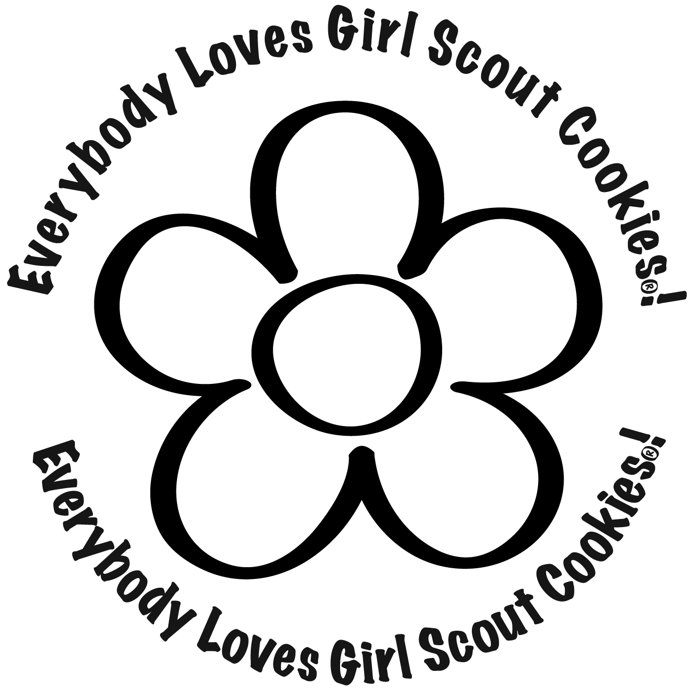 New Girl Scout Cookie Coloring Page
