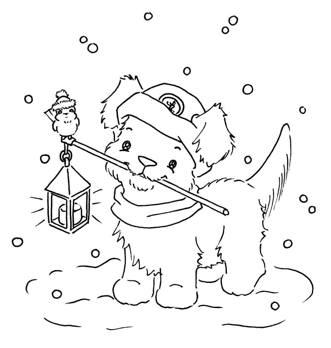 Ready For Christmas Coloring Page