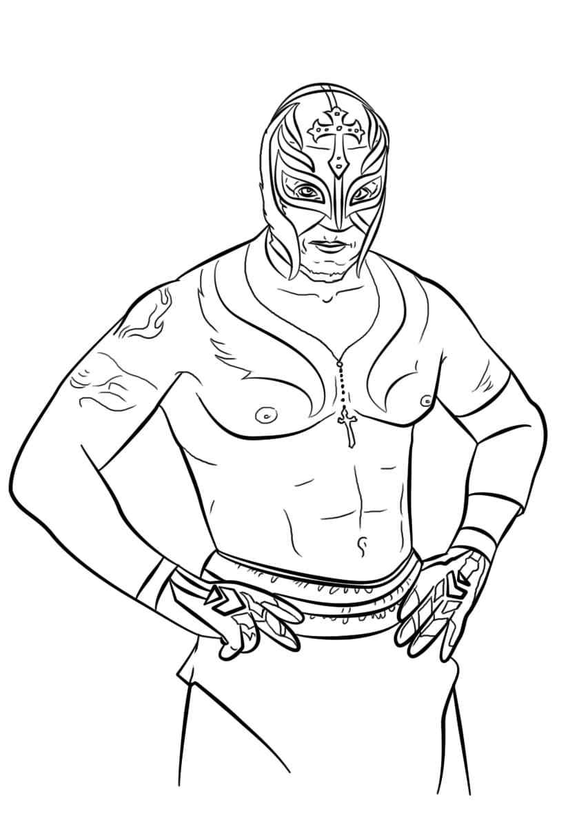 Ready For The Fight Coloring Page