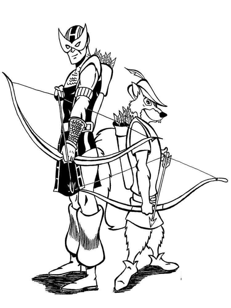 Robin Hood And Hawkeye