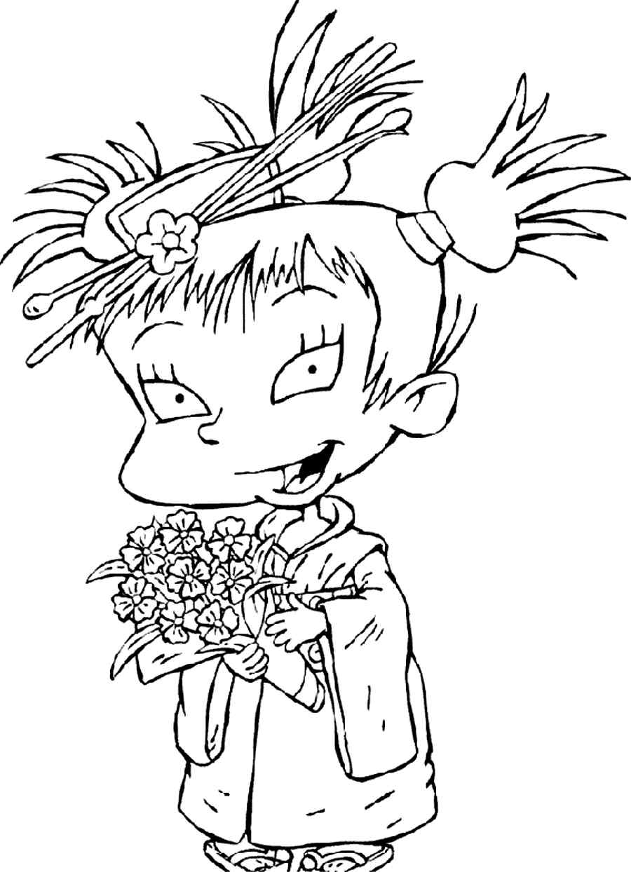 Rugrats Character With Flower