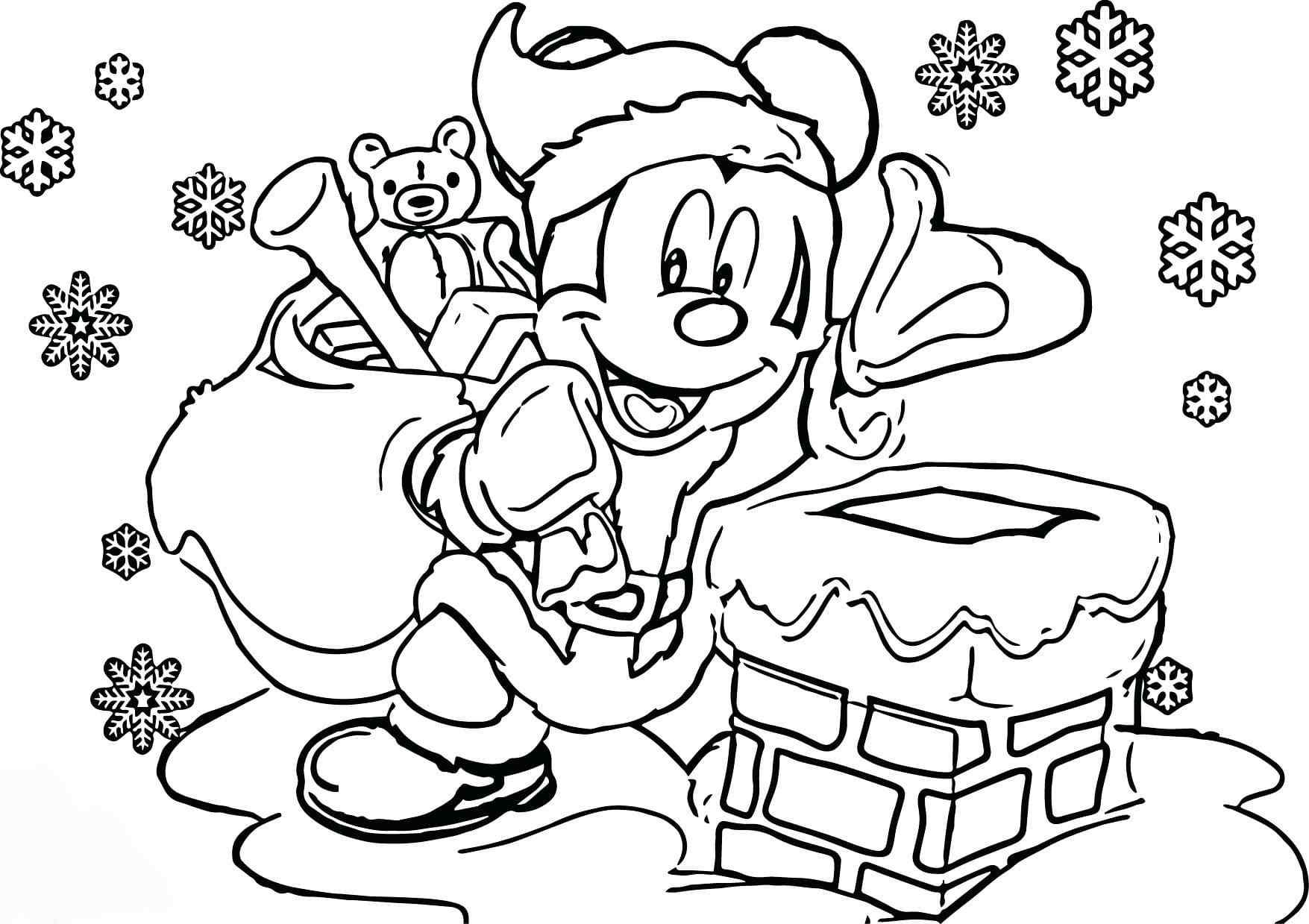 Santa Claus Isn’t The Only One In Christmas Coloring Page