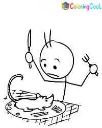 Stickman Coloring Pages