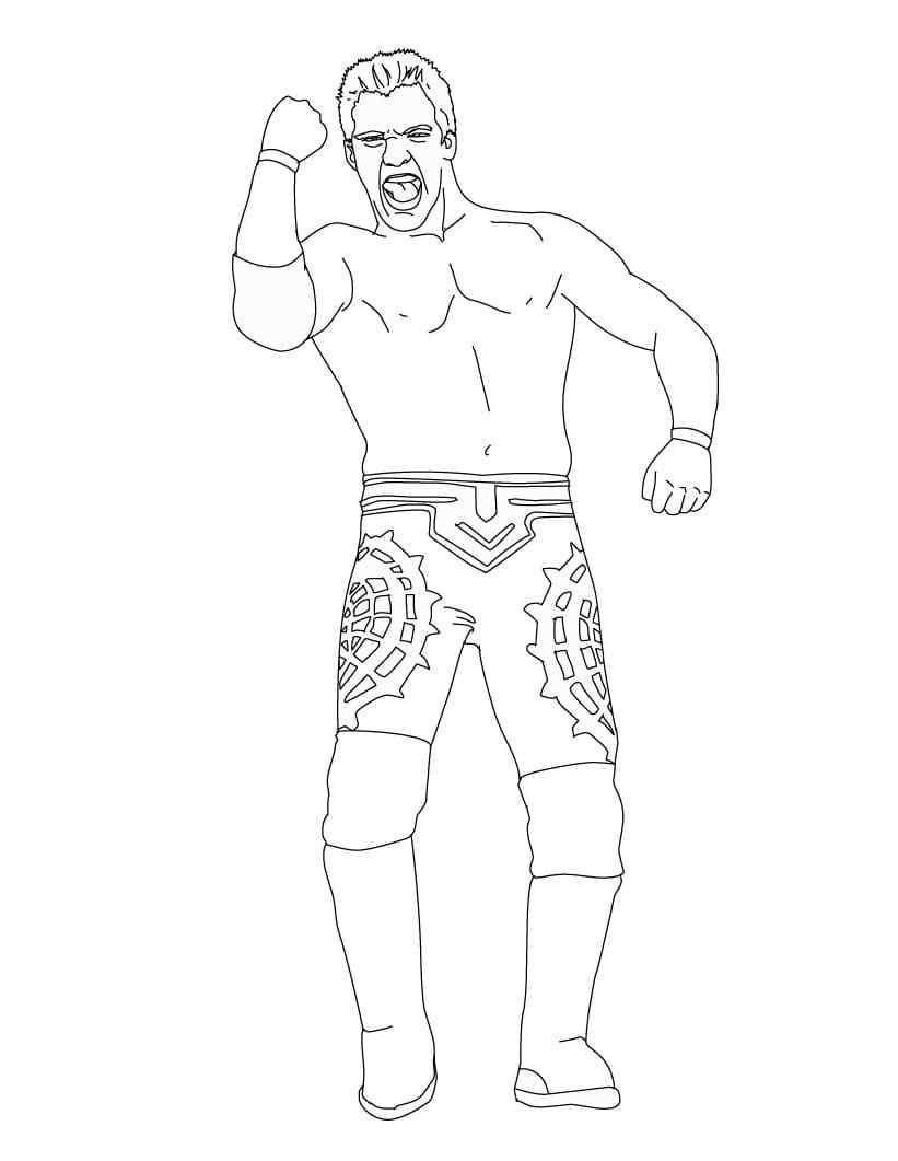 Sting Rejoices At His Victory Coloring Page