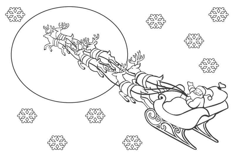The Bright Moon Lights The Way Coloring Page