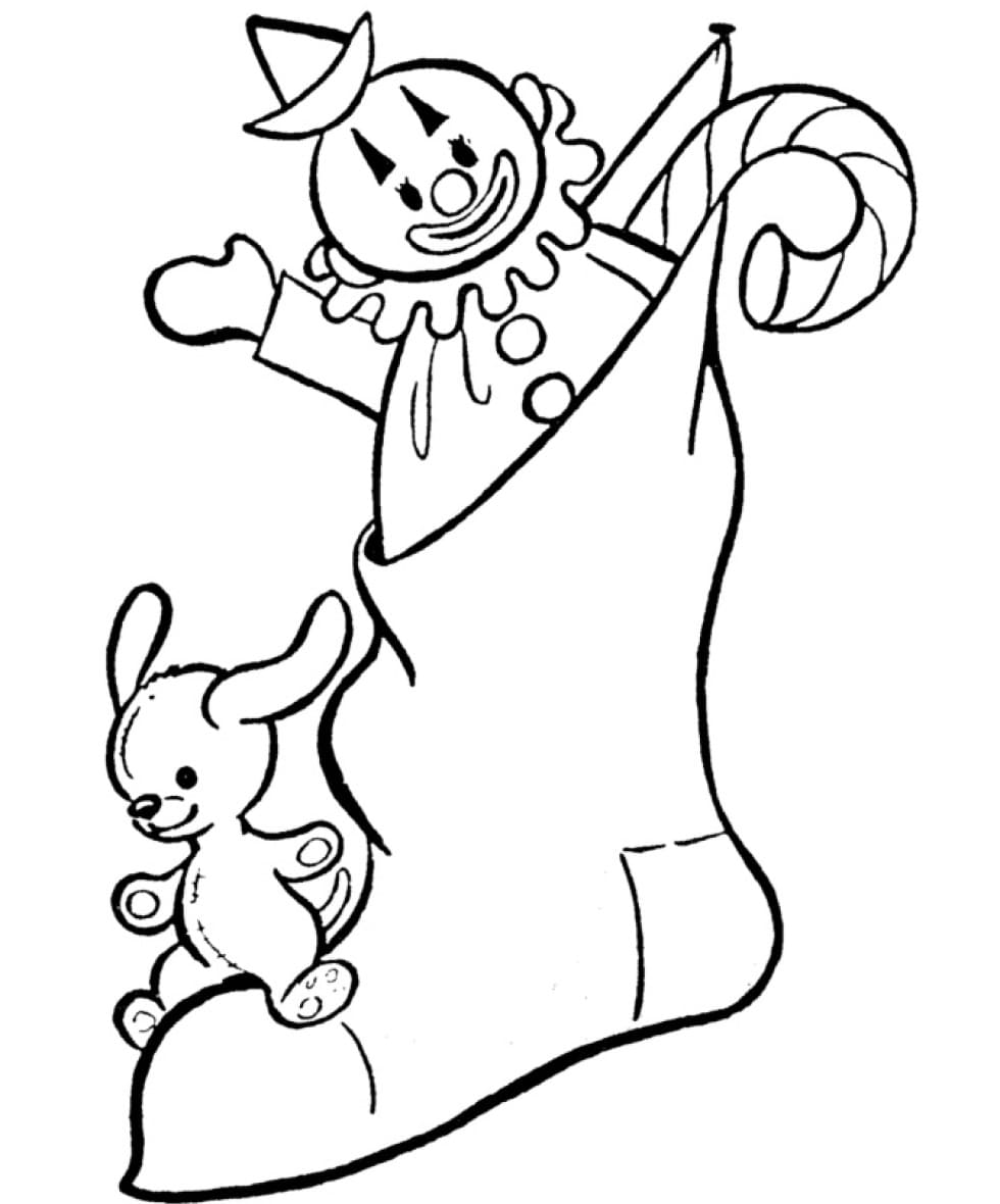 The Bunny Rolls Off The Toe Coloring Page
